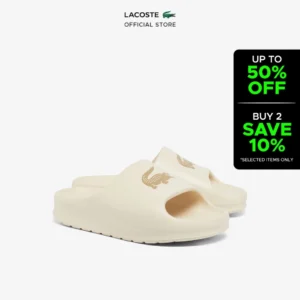 Lacoste Women's Serve Slide 2.0 - Lifestyle ( Off White/Tan )
