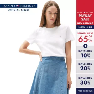 TOMMY HILFIGER Basic Crewneck T-Shirt Women