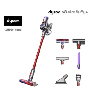 Dyson V8 Slim Fluffy+ Cordless Vacuum Cleaner | Powerful suction